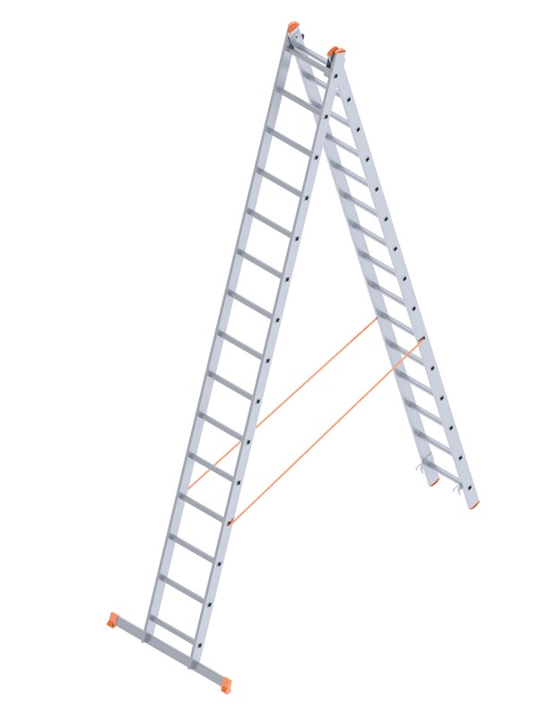 Лестница двухсекционная Perilla 2*15 H=4,26/7,32 м
