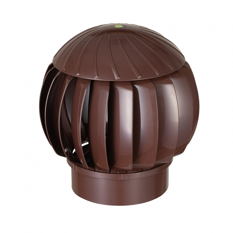 Ротационный дефлектор (турбодефлектор) 160 мм цвет: коричневый -  .