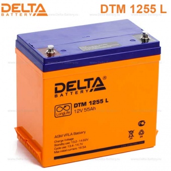 Аккумулятор Delta DTМ 1255 L