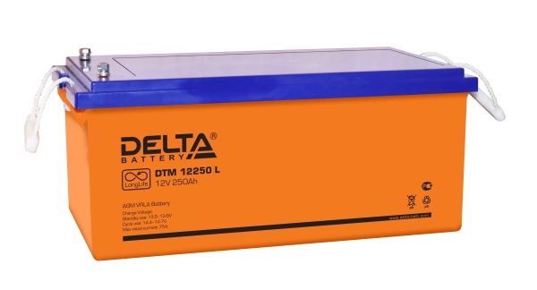 Аккумулятор Delta DTМ 12250 L