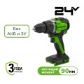 Дрель-шуруповерт Greenworks GD24DD90, 24v, 90 Нм, без АКБ и ЗУ (аккумуляторная)